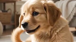 Puppy Tries to Catch His Own Tail… Then Gets the Biggest Surprise! 😂🐶❤️