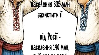 Ukraine is punching Russia in the face