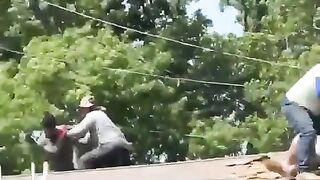Construction site turned into WWE Ring for fighters