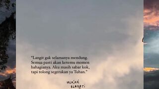 Kadang capek, kadang pengen pulang,