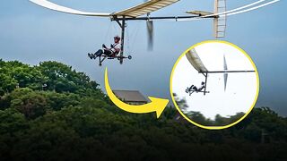 Pesawat Kayuh Asal Jepang Ini Sukses Terbang 19 Km!
