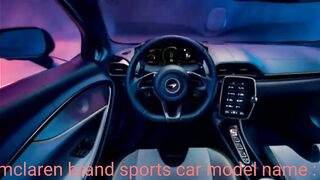 2021 mclaren brand sports car model name : artura