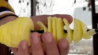 Картошка на мангале