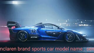 2021 mclaren brand sports car model name : senna gtr