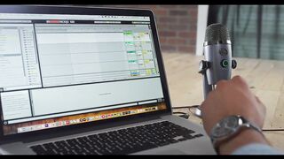 Digital microphone Blue Yeti Nano snow monster