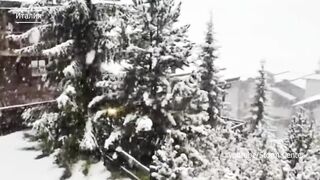 Сильнейшая метель ударила по Италии.