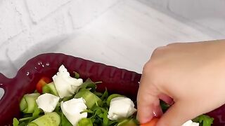 Салат с красной рыбой