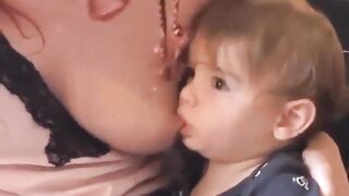 Baby breastfeeding
