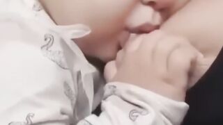 Baby breastfeeding