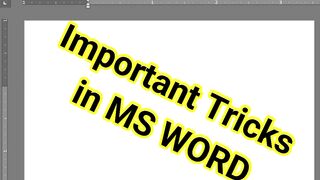 How to create important shortcut trick MS word