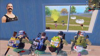OMG???? Ultra Super pro Camper Squad Ever ????????Funny & WTF MOMENTS OF PUBG Mobile