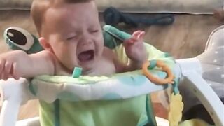 kids funny video playing with pet 2