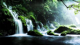 Nature waterfalls
