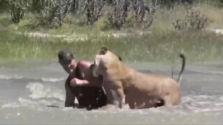 wow tiger attack man