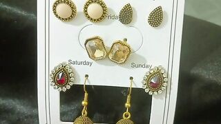 6 Pairs of Stylish Earrings