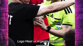 Babak baru kontroversi Mesir vs Argentina! 💥