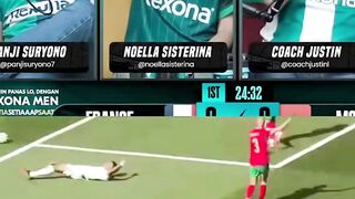 Reaksi Koci Perancis vs Maroko   #sepakbola #worldcup2026 #coachjustin #ceritabola #beritabola