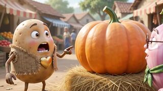 😂 বিশাল কুমড়োর রহস্য! | মজার বাংলা 3D Animated Cartoon | Pixar Style AI Animation