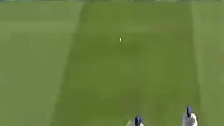 During India vs Afghanistan test batsman hits drone with his shot
