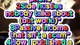 Money & Side Hustles