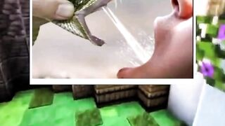 What happens if you drink snake venom?🤢 #shorts #trending #minecraft