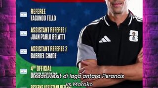 Lawan kami adalah Maroko, bukan wasit." 🤫🇲🇦🇫🇷