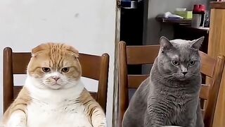 Lucky Cat Gets a Chicken Drumstick… Then Falls Over! 😂🐱🍗