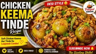 Chicken Keema Tinde Recipe | Masaledar Keema Tinde Sabzi | Easy Chicken Keema Recipe