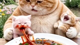 Eating noodles together