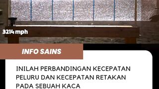 kecepatan retakan kaca