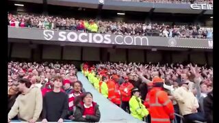 Atmosfer di Stadion Etihad pada laga Manchester City vs Arsenal