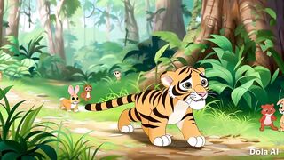 Anak harimau yang kehilangan dari induknya