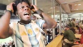 IShowSpeed's Euphoric Reaction to Argentina's Winning Goals