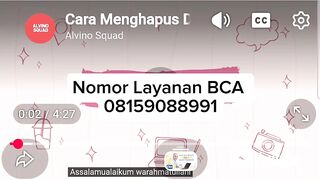 Nomor Resmi Akin WhatsApp Bank BCA