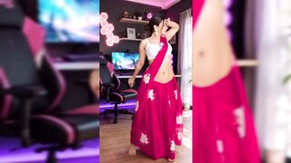 Indian Girl Sana Glow Dance