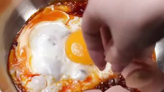 Would You Eat This Spicy Ramen? 🍜 Satisfying ASMR Cooking Shorts #Food
