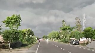 🌧️ ঝড় আসার আগে প্রকৃতির ভয়ংকর রূপ | Dark Storm Clouds