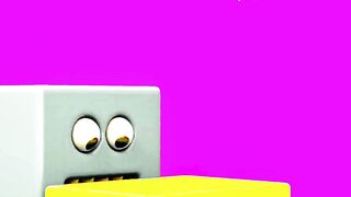 Funny Monster Blocks Animation 😂 | Cute 3D Cartoon Short #Shorts