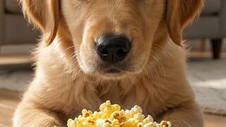 Can This Dog Resist for 10 Seconds? 🐶🍿 You Won't Believe What Happens! #shorts