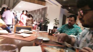 Dinner at the Westin five-star hotel in Rajarhat, New Town.