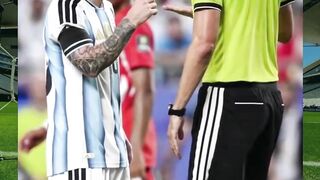Momen langka saat La Pulga dibuat murka oleh wasit asal Portugal! 🤬