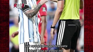 Ternyata ini yang Messi katakan pada wasit asal Portugal 😳