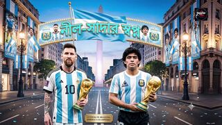 নীল-সাদার স্বপ্ন | Argentina Fan Song 2026 | Bangla Football Song | Messi Tribute