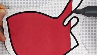 How to Make Dripping Lips Wall Art | Easy DIY Clay Craft Tutorial