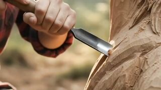 🐎💔 Tigers Destroy Her Wooden Horse… She Builds It Again | Emotional Forest Story