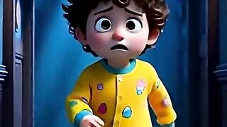 Baby become a ghost 😱