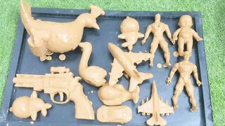 CLEANING TOYS mining truck, cement mixer, bullet train, toy gun, garbage truck, anomaly