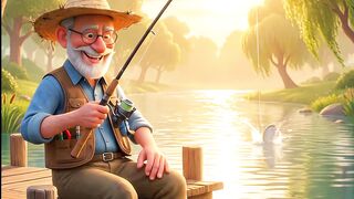 The Talking Frog That Shocked an Old Fisherman! 😂 | Funny Pixar Animation | #shorts #viral #trending