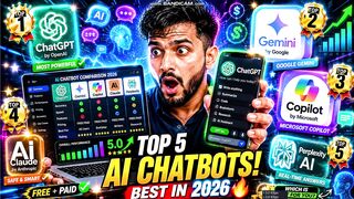 Top 5 AI Chatbots You Must Try in 2026 🔥