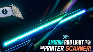 Don't Throw Away Old Printers! DIY Amazing RGB LED Decorative Light from Scanner